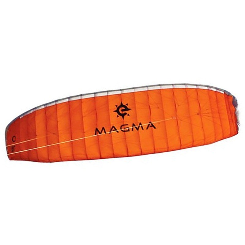 Elliot Magma III 5.0 m² – Aile de Traction 4 Lignes avec Poignées – sans Lignes – Puissante et Stable – Buggy & Landboard