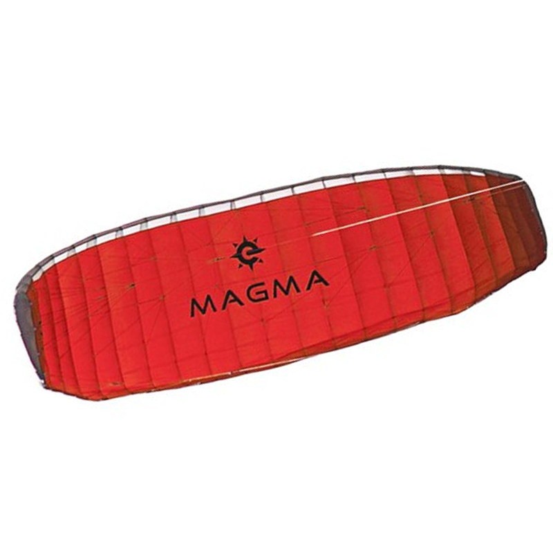 Elliot Magma III 4.0 M² – Aile De Traction 4 Lignes Avec Poignées, Sans Lignes, Pour Buggy, Mountainboard, Landboard – Pilotes Intermédiaires