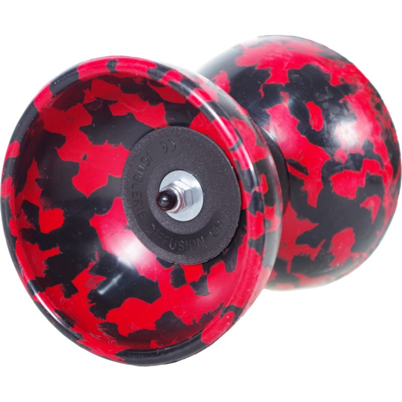 Mister Babache Beach Diabolo Solo Arlequín Medium – Malabarismo De Calidad Con Diseño Colorido, Sin Palillos (talla Mediana)