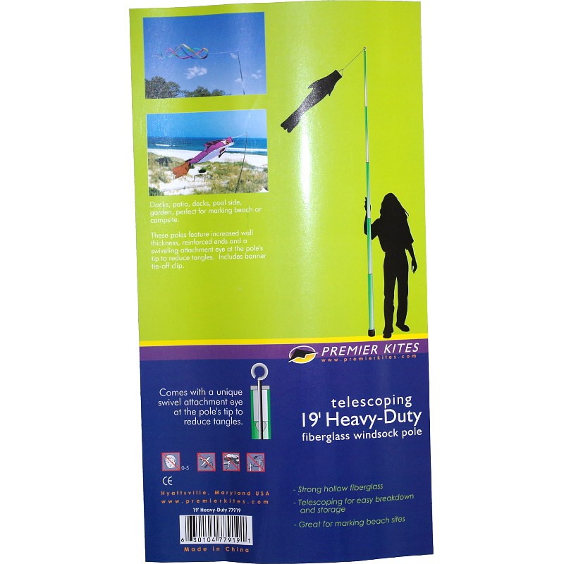 Perche téléscopique Heavy Duty, effaroucheurs par Premier Kites sur