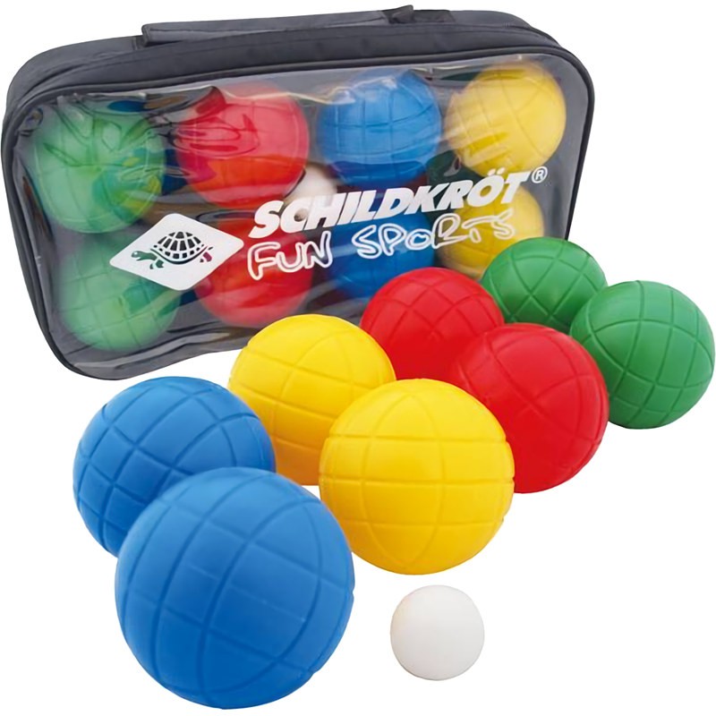Jeu De 8 Boules De Pétanque En Plastique - Pour Jardin, Plage, Fête - Ensemble Jouet