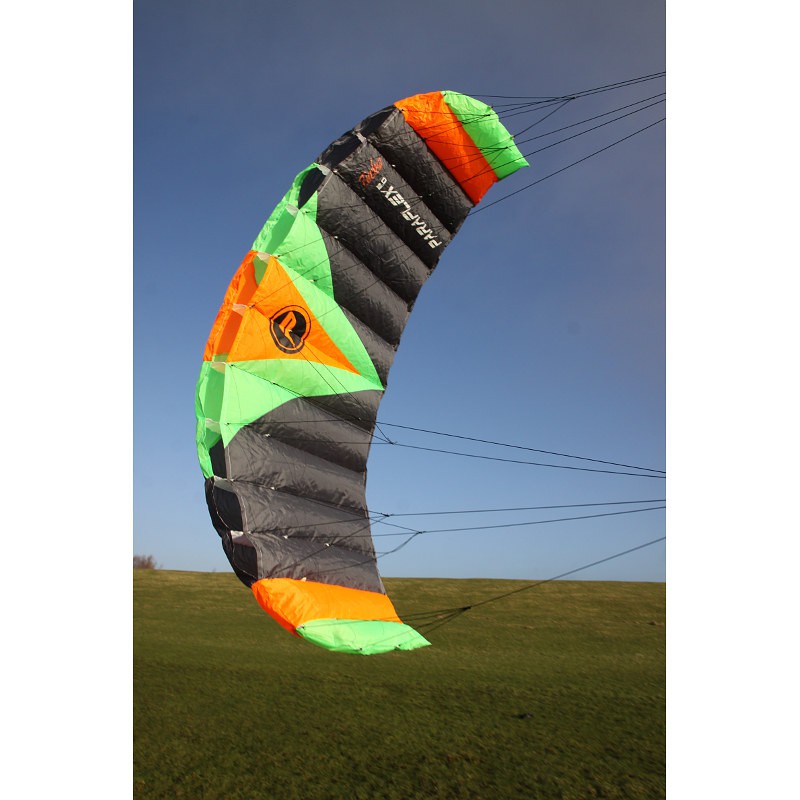 Wolkenstürmer Paraflex Trainer 2.3 Aile De Kitesurf Noir/Orange - Cerf-Volant 3 Lignes