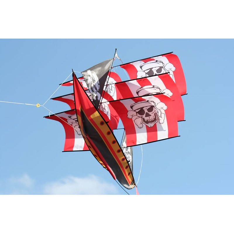 XKites bateau pirate 3D, cerfsvolants monofils par XKites sur Ennapurna