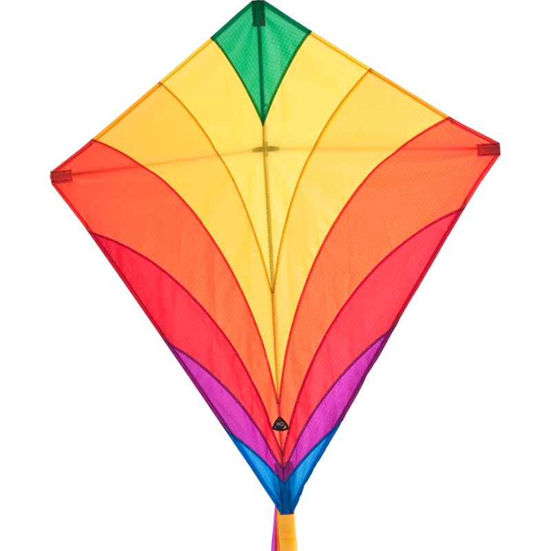 Cerf-volant monofil HQ Eddy Rainbow arc-en-ciel