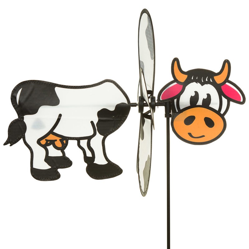 Girouette moulin à vent HQ Spin Critter Cow vache