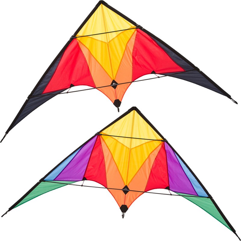 Cerf-Volant Acrobatique 2 Lignes HQ Quickstep II - Idéal Débutants, Plusieurs Couleurs Disponibles