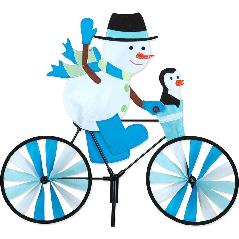 Cycliste Premier Kites Bike Spinner Snowman 20 bonhomme de neige