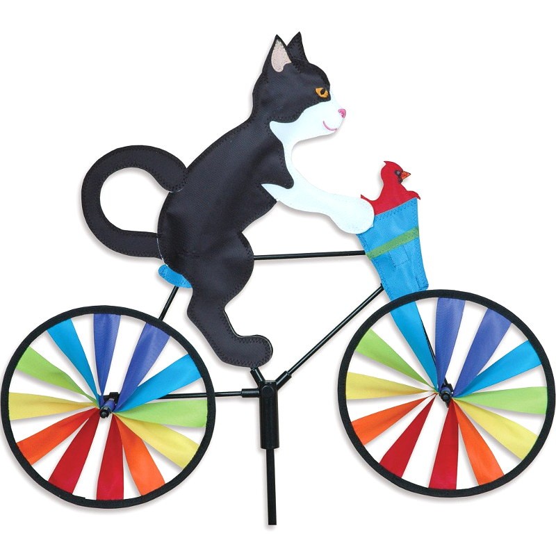 Cycliste Premier Kites Bike Spinner Tuxedo Cat 20 chat