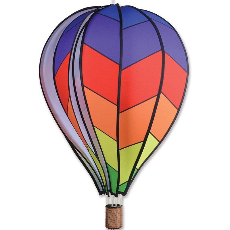 Montgolfière Premier Kites Hot Air Balloon Chevron Rainbow 26" / 66 cm