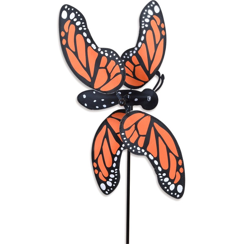 Moulin à vent Premier Kites Whirligig Monarch Butterfly 20" / 52 cm