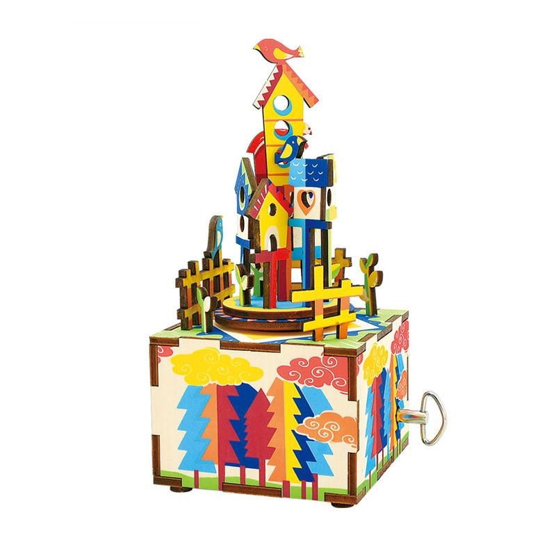 Maquette boîte à musique Robotime Music Box Castle in the Sky