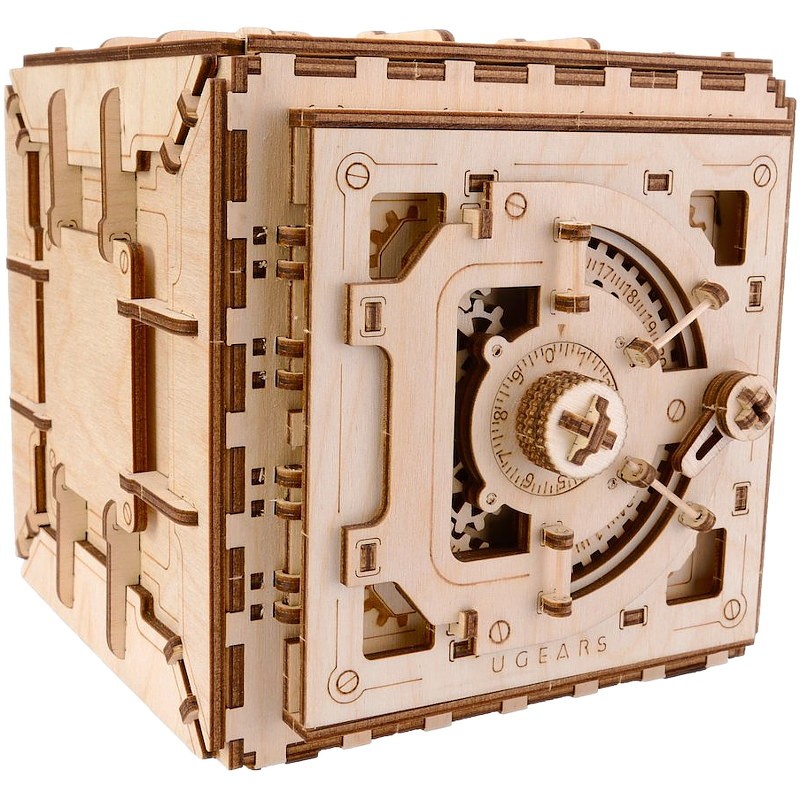 Puzzle 3D mécanique Ugears Coffre-fort