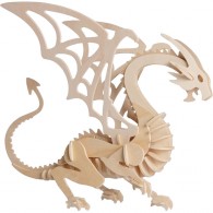 Maquette en bois dragon