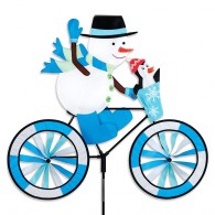 Cycliste Premier Kites Bike Spinner Snowman 30 bonhomme de neige