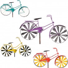 Moulin à vent métallique Colours in Motion bicyclette