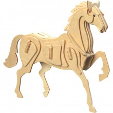 Maquette en bois cheval