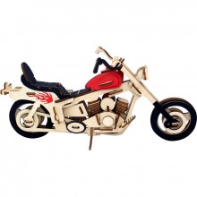 Maquette en bois moto