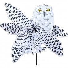 Moulin à vent Premier Kites Whirligig Snowy Owl 22" harfang 56 cm