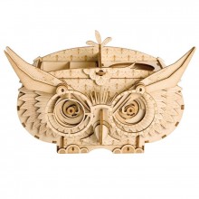 Puzzle bois 3D Robotime Owl Box boîte hibou