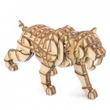 Puzzle bois 3D Robotime Saber Toothed Tiger