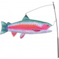 Manche à air poisson Premier Kites Swimming Fish Rainbow Trout