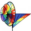 Moulin à vent triple Premier Kites Triple Spinner Rainbow