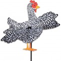 Moulin à vent Premier Kites Whirligig Black and White Chicken 12" poule 31 cm