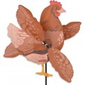 Moulin à vent Premier Kites Whirligig Buff Chicken 12" poule rousse 33 cm