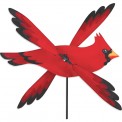 Moulin à vent Premier Kites Whirligig Cardinal 23 oiseau cardinal 64 cm