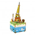 Maquette boîte à musique Robotime Music Box Romantic Eiffel