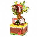 Maquette boîte à musique Robotime Music Box Tree House