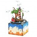 Maquette boîte à musique Robotime Music Box Vocational Island
